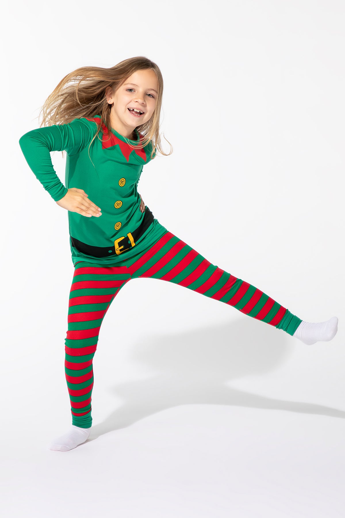 Youth Matching the Family Santa Squad 2 Piece Pajama Set