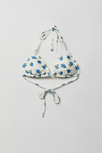 Ruffle Triangle Bikini Top