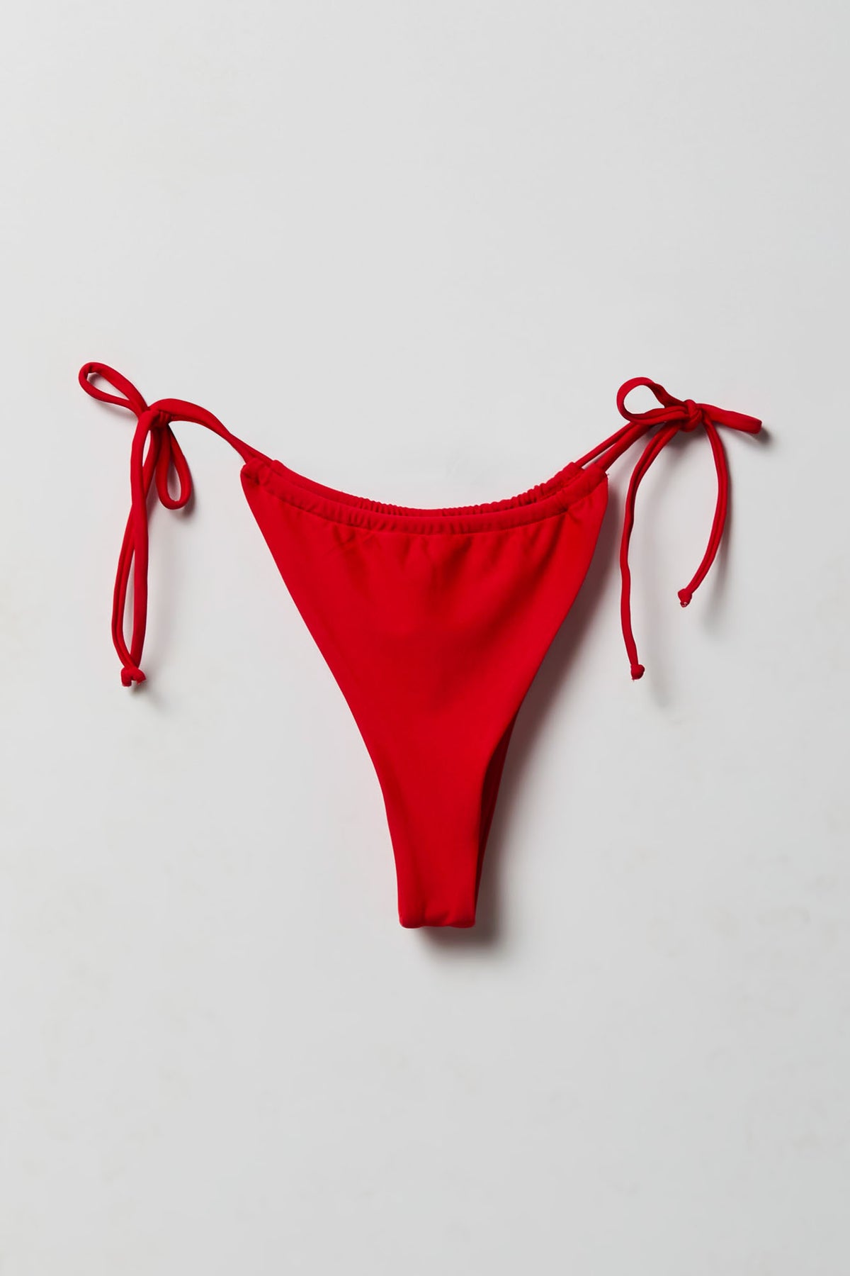 Alt View 2. Brazilian Bikini Bottom - Red