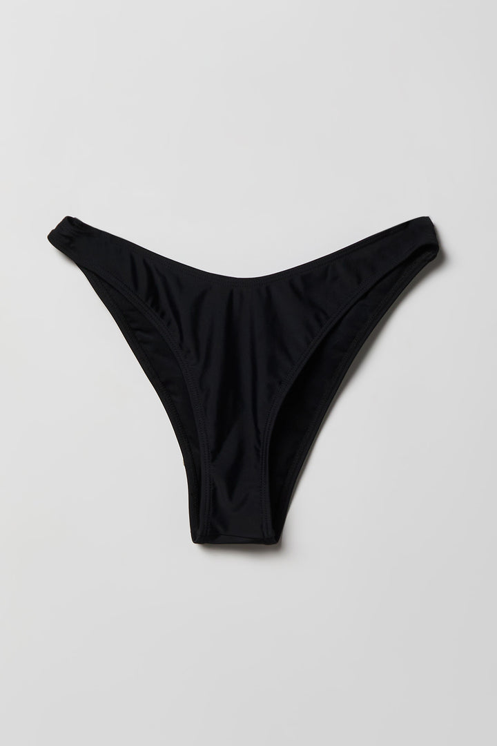 High Cut Cheeky Bikini Bottom