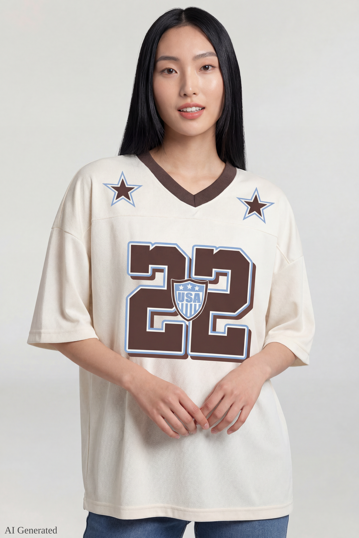 Graphic Mesh Jersey - Off White