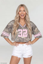 Mesh Cropped Jersey