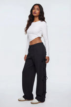 Wide Leg Sweatpant with Bows