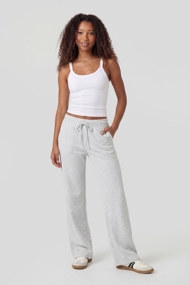 Fleece Low Rise Flare Sweatpant