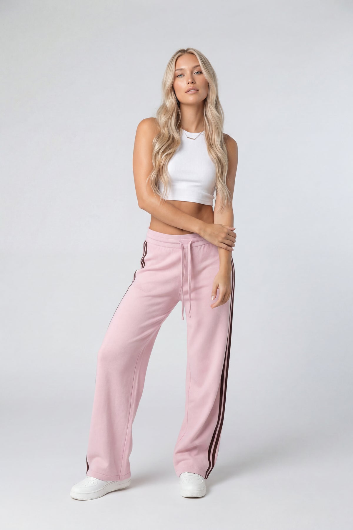 Fleece Barrel Sweatpant - Pink