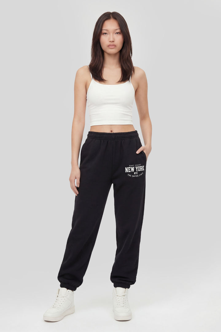 New York Graphic Fleece Jogger
