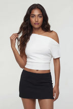 Off Shoulder Short Sleeve Top