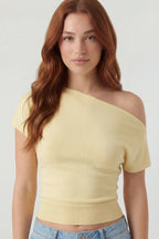 Off Shoulder Short Sleeve Top