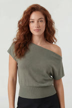 Off Shoulder Short Sleeve Top
