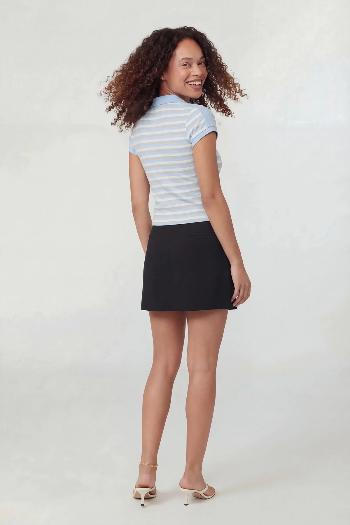 Alt View 2. Embroidered Polo - Light Grey