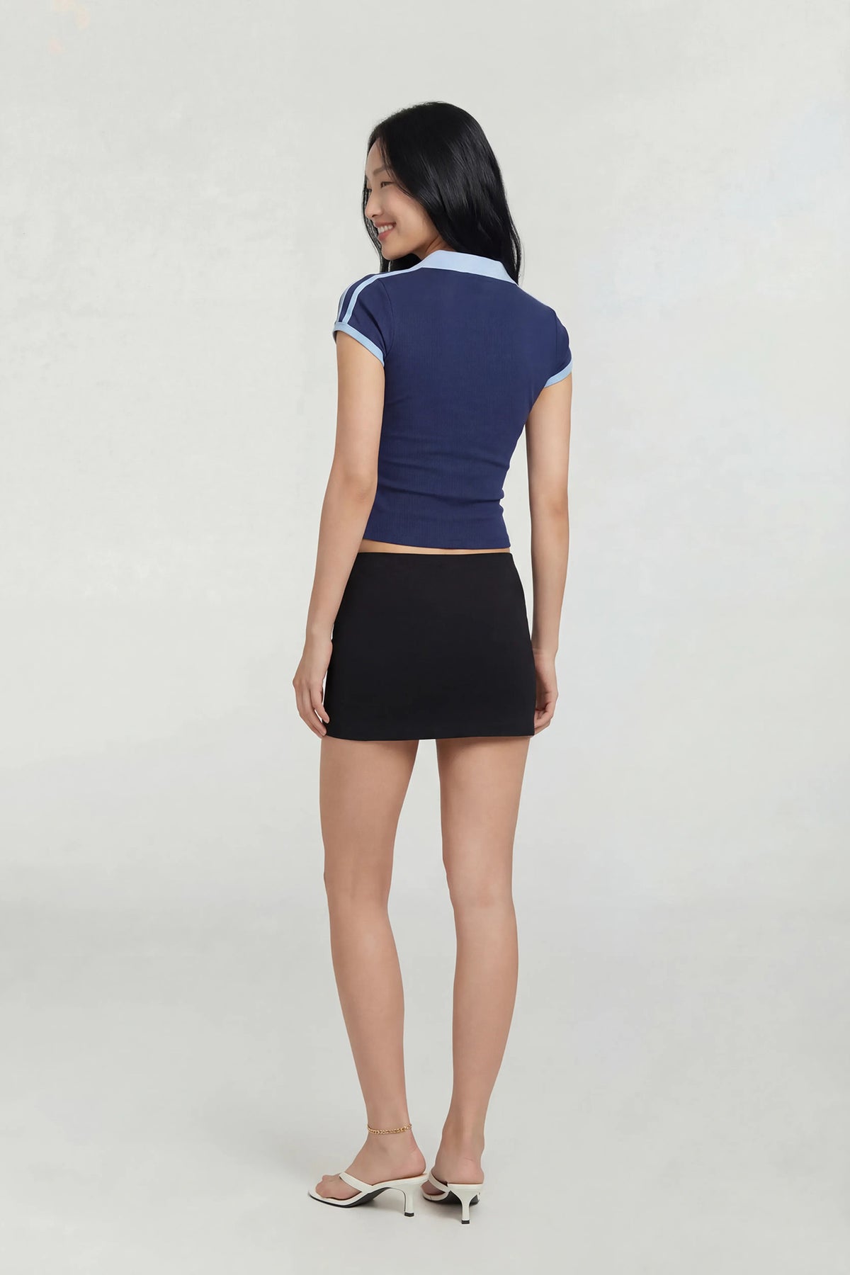 Alt View 2. Embroidered Polo - Navy