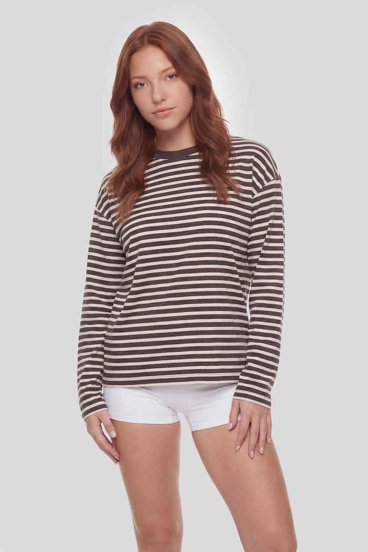 charlotte russe long sleeve dresses Striped Long Sleeve Top – Charlotte Russe
