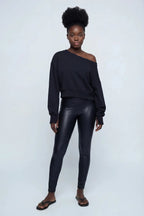 Faux Leather Legging