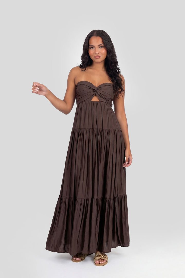 Sweetheart Strapless Maxi Dress