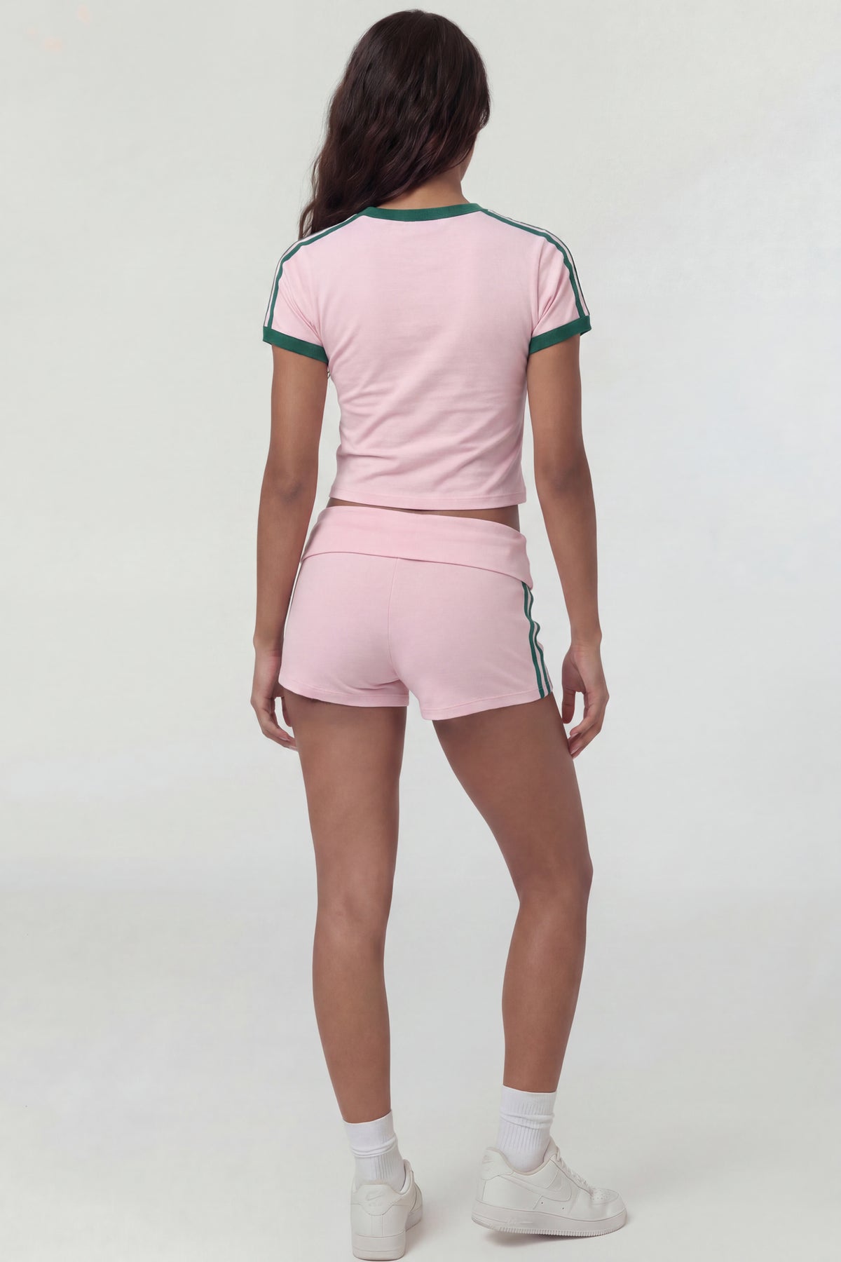 Alt View 3. Foldover Waist Shortie - Pink