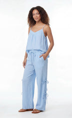 Gauze Tank & Pant with Bow Set