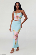 Floral Tank & Maxi Skirt Set