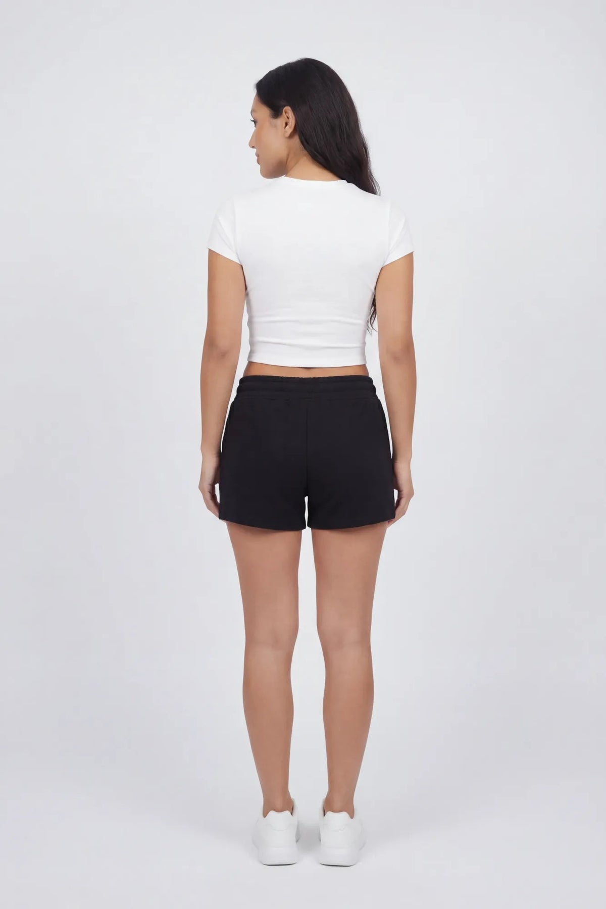 Alt View 3. Fleece Short - Black