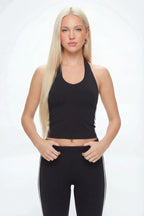 Active Halter Top & Flare Legging Set