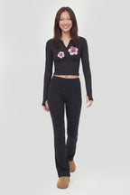 Active Foldover Waist Flare Legging