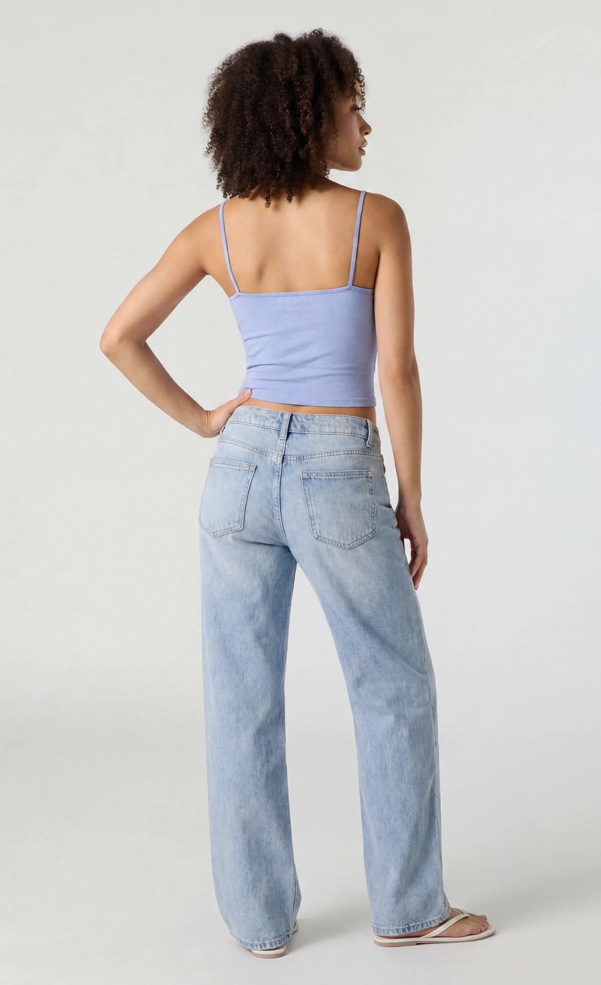 Alt View 2. Graphic Tank - Baby Blue