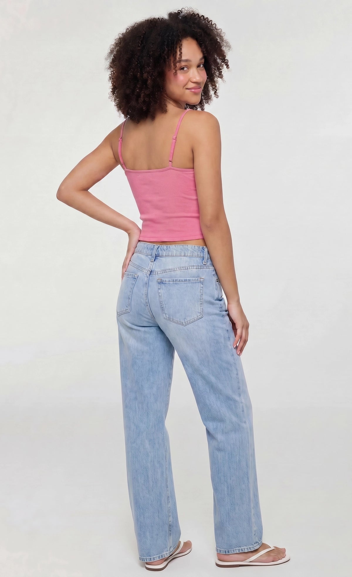 Alt View 2. Graphic Tank - Pink
