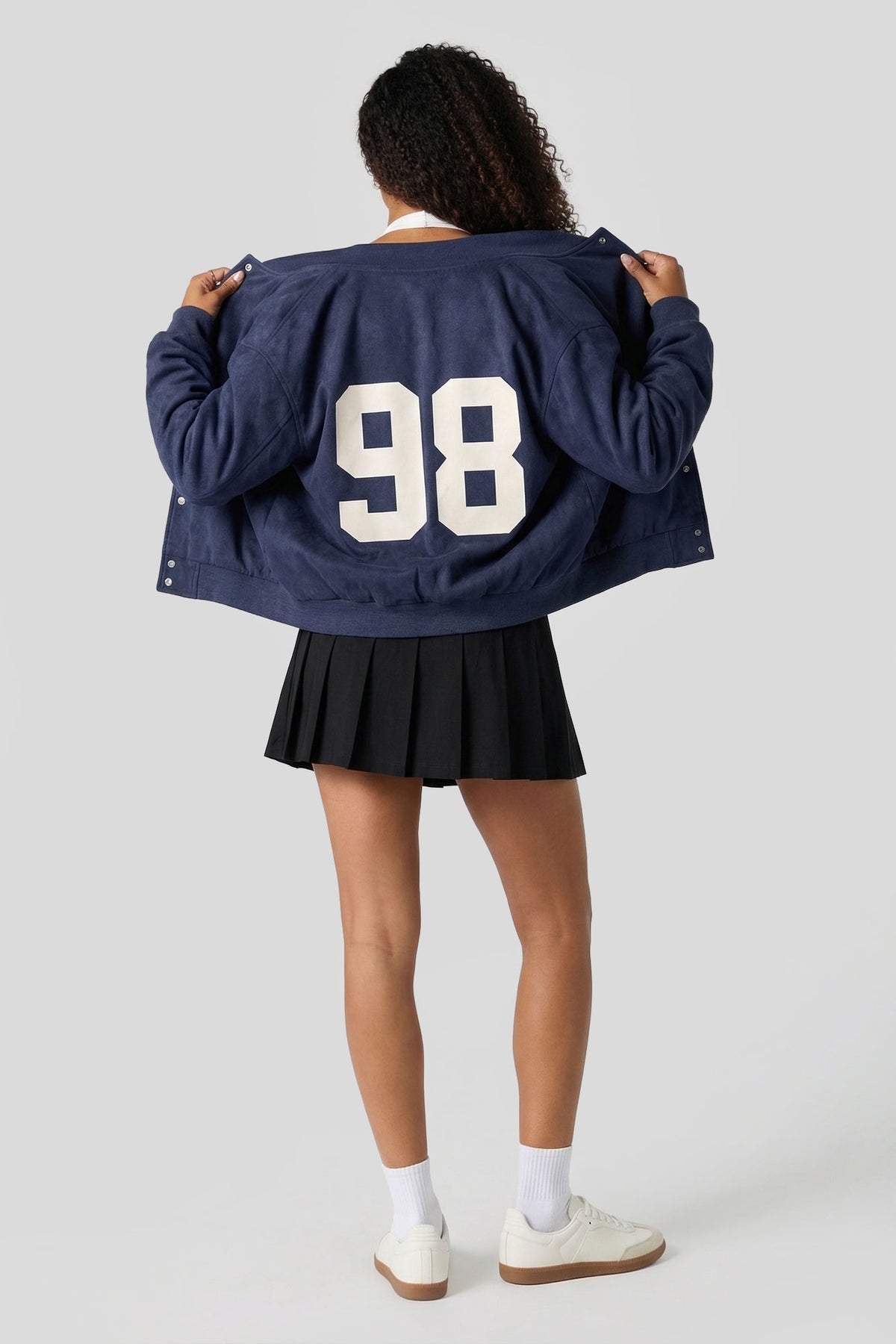 Alt View 2. New York Bomber Jacket - Navy