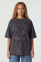 Oversized Graphic Washed T-Shirt