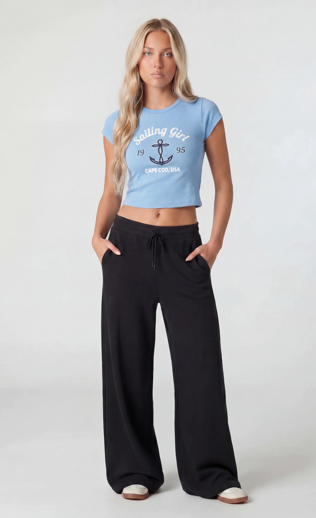 Alt View 3. Graphic Baby T-Shirt - Blue
