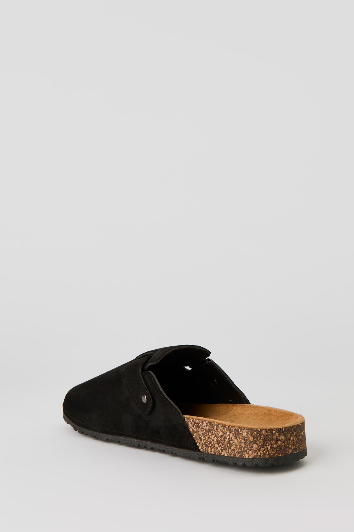 Alt View 3. Cork Sole Clog - Black
