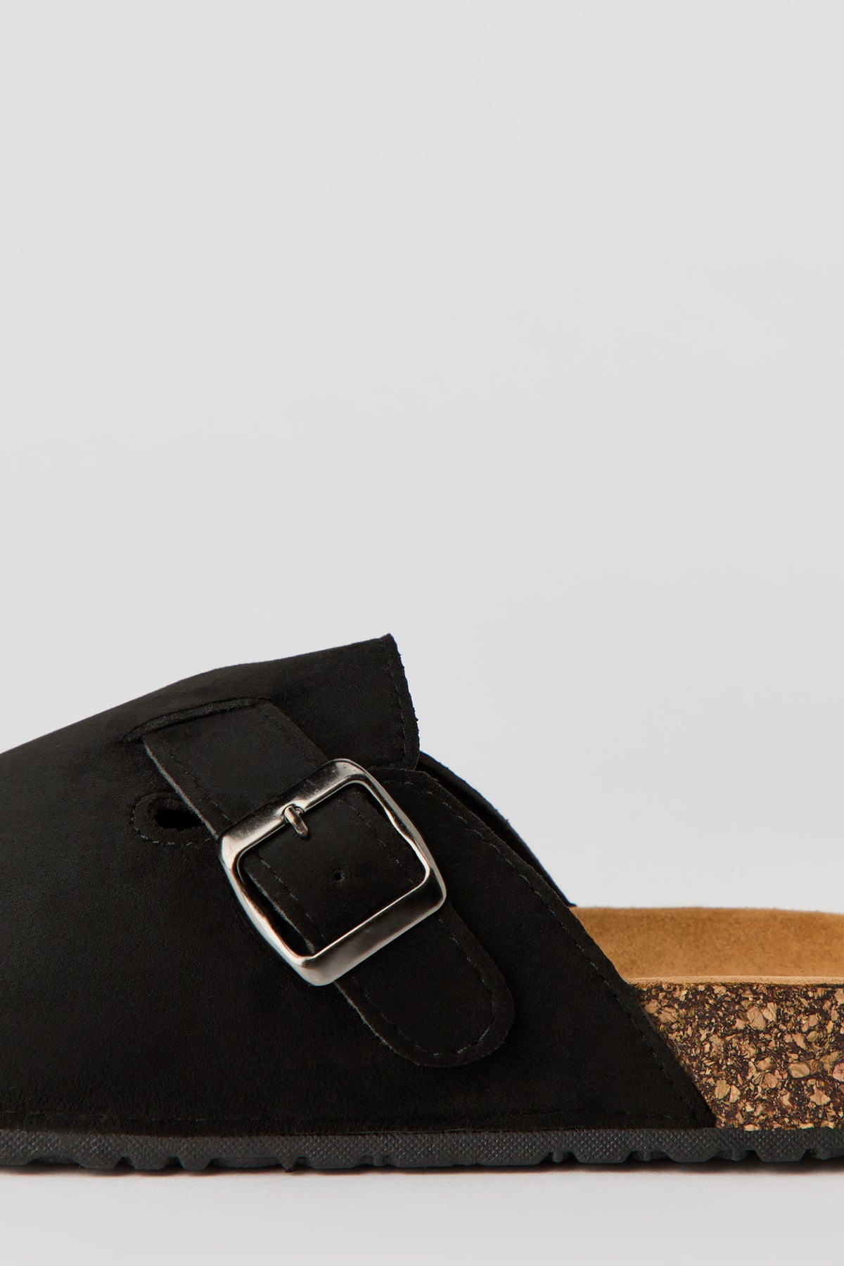 Alt View 4. Cork Sole Clog - Black