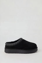 Fur Lined Platform Slipper Booties