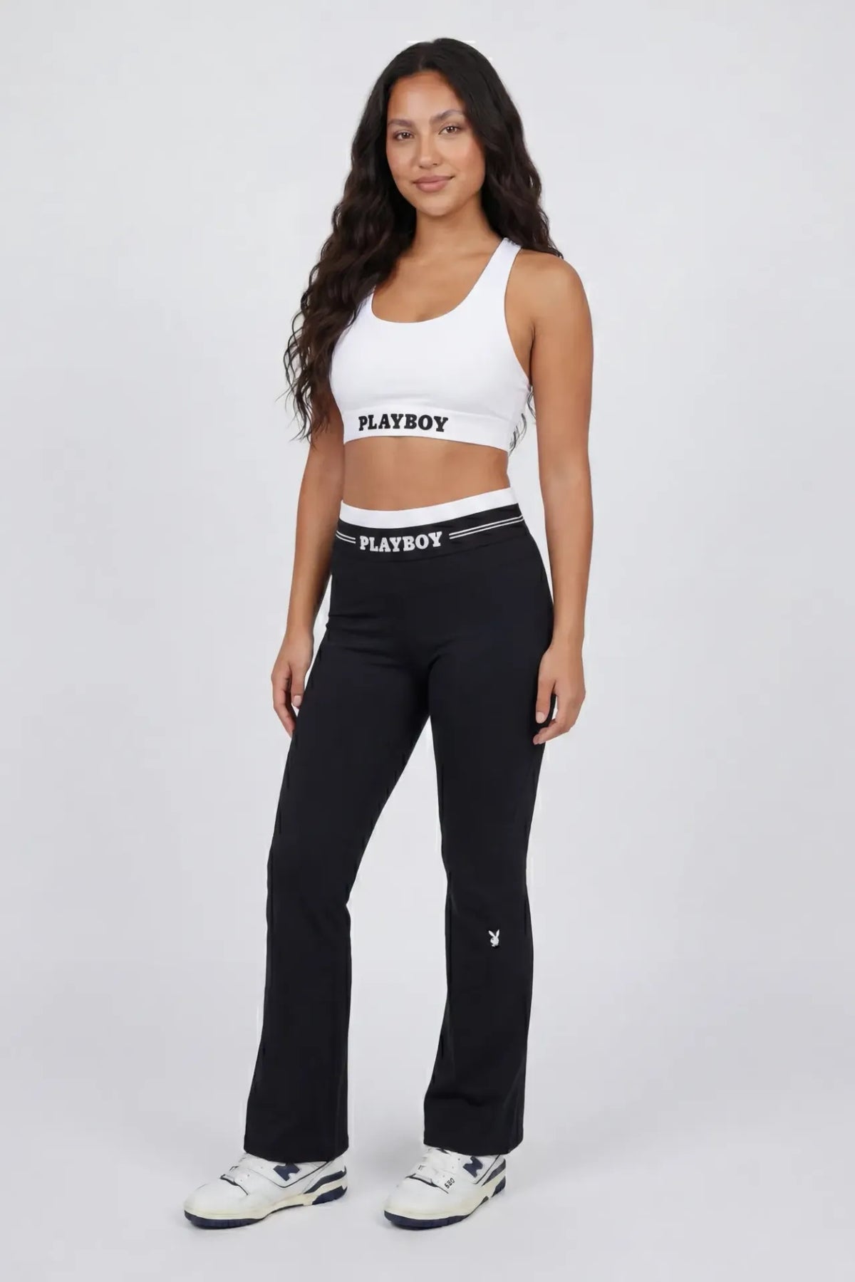 Alt View 12. Playboy Active High Density Flare Pant - Black